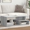 vidaXL Tavolino da Salotto Grigio Sonoma 102x55x35cm Legno Multistrato