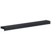 vidaXL Soglia della Finestra Anthracite con Venatura di Legno PVC