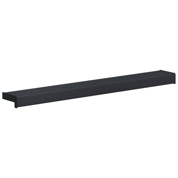 vidaXL Soglia della Finestra Anthracite con Venatura di Legno PVC