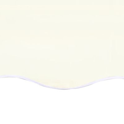 vidaXL Tessuto di Ricambio per Tenda da Sole Crema 5x3,5 m