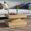 vidaXL Tavolino da Salotto Marrone Chiaro 60x60x35 cm in MDF