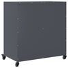 vidaXL Credenza Antracite 68x39x72 cm in Acciaio