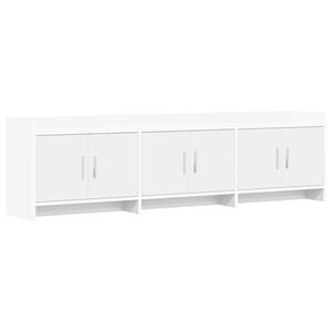 vidaXL Mobile TV 168 x 33 x 47 cm Bianco Legno ingegnerizzato