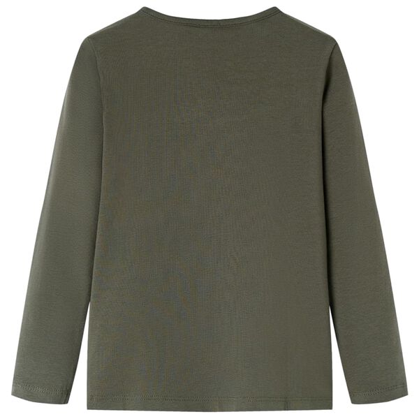 Maglietta per Bambini a Maniche Lunghe Cachi 116