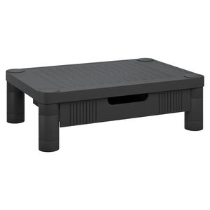 vidaXL Supporto per Monitor Nero 43x30,5x13 cm