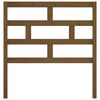 vidaXL Testiera per Letto ambra 96x4x100 cm in Legno Massello di Pino