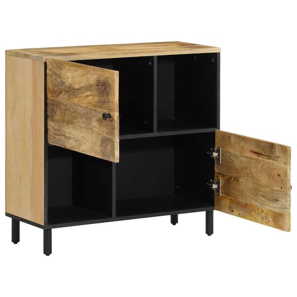vidaXL Credenza 80x33x75 cm in Legno Massello di Mango