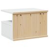 vidaXL Armadio da Notte con cassetto Hill Bianco 40 x 31 x 27 cm
