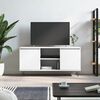 vidaXL Mobile Porta TV Bianco 104x35x50 cm in Legno Multistrato