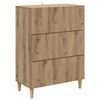 vidaXL Mobile con Cassetti Rovere Artigianale 66 x 34,5 x 90 cm