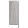 vidaXL Credenza Grigio Sonoma 69,5x34x90 cm in Legno Multistrato