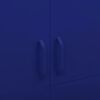 vidaXL Armadio Blu Marino 90x50x180 cm in Acciaio
