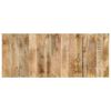 vidaXL Testiera 200 cm in Legno Massello di Mango Grezzo
