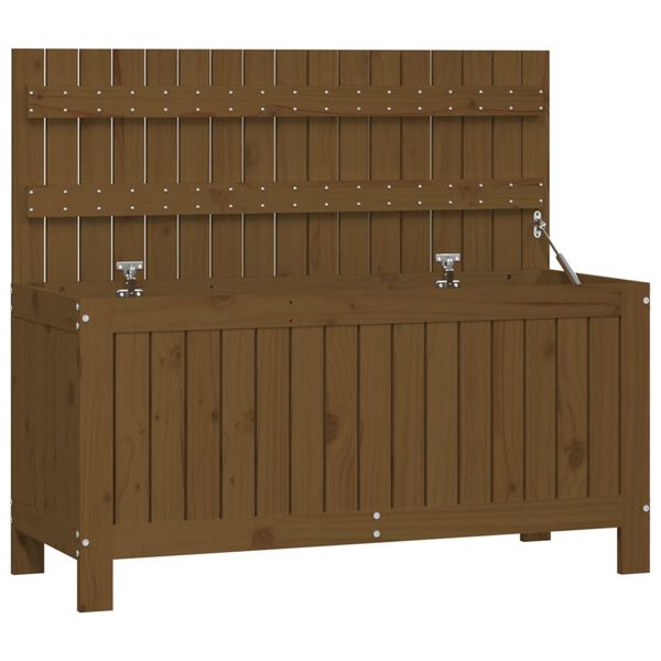 vidaXL Contenitore da Giardino Ambra 108x42,5x54cm Legno Massello Pino