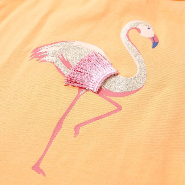 Canotta da Bambina Arancione Brillante 140