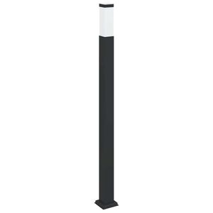 vidaXL Lampada a paletto 110 cm Nera IP44
