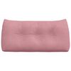 vidaXL Cuscino per Schiena Rosa 100 x 24 x 50 cm Velluto