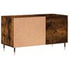 vidaXL Mobile Porta Dischi Rovere Fumo 85x38x48 cm Legno Multistrato