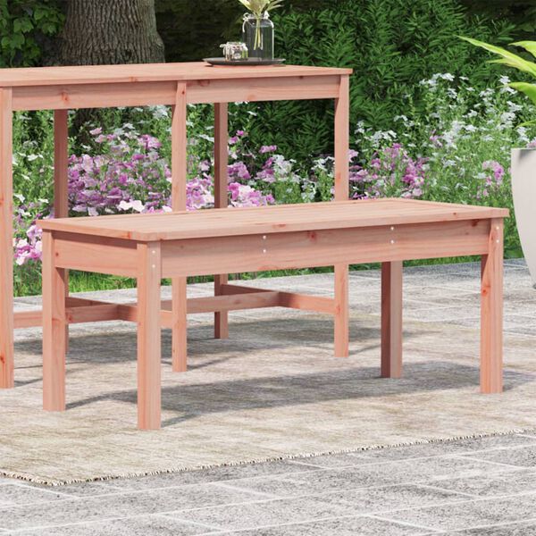 vidaXL Panca da Giardino 109x44x45 cm in Legno Massello di Douglas