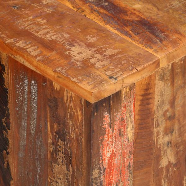 vidaXL Mobile Porta TV 110x30x40 cm in Legno Massello di Recupero