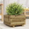 vidaXL Fioriera da Giardino 40x40x26,5 cm in Legno di Pino Impregnato
