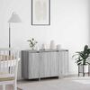 vidaXL Credenza Grigio sonoma 120 x 41 x 75 cm Legno multistrato