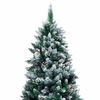vidaXL Albero di Natale artificiale con 300 LED Verde 210 cm