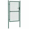 vidaXL Cancello per Recinzione in Acciaio 100x150 cm Verde