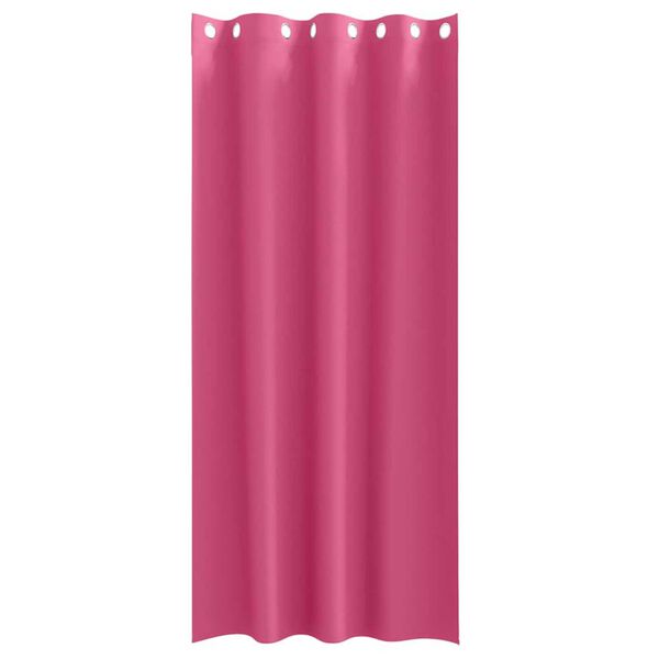 vidaXL Tende Blackout con Anelli 2 pcs Rosa Vivo 225 x 140 cm
