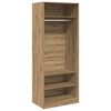 vidaXL Armadio Rovere Artigianale 80x50x200 cm in Legno Multistrato