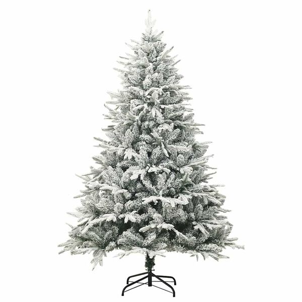 vidaXL Albero di Natale Artificiale Pre-illuminato con Set di Palline