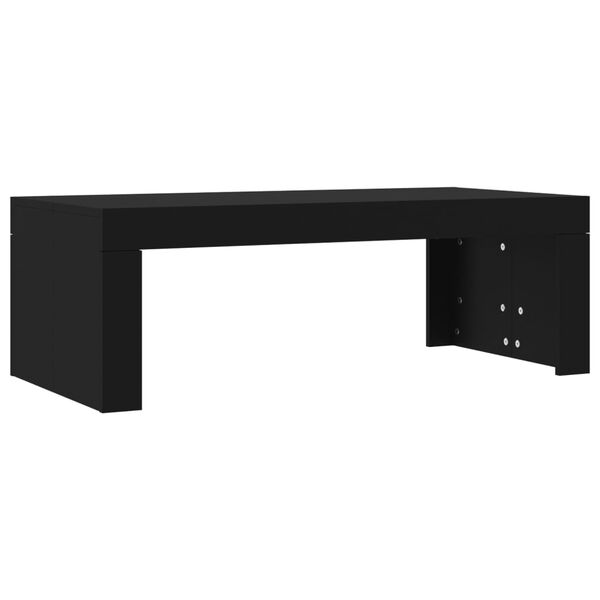 vidaXL Tavolino da Salotto Nero 102x50x36 cm in Legno Multistrato