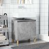 vidaXL Mobile Lavabo Grigio Cemento 58x33x60 cm in Legno Multistrato