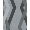 Noordwand Carta da Parati Topchic Graphic Lines Diamonds Grigia e Nera