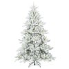vidaXL Albero di Natale Artificiale con Rami Pieghevoli Bianco 180 cm