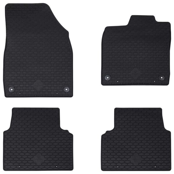vidaXL Tappetino per Auto 4 pcs Nero adatto per VW ID.3 2019- Gomma