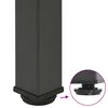 vidaXL Gambe per tavolino 4 pz Antracite 42-44 cm Acciaio