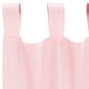 vidaXL Tende in Voile con Tasche per Aste 2 pz Rosa Chiaro