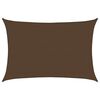 vidaXL Vela Parasole 160 g/m² Marrone 5x7 m in HDPE