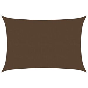 vidaXL Vela Parasole 160 g/m&sup2; Marrone 5x7 m in HDPE
