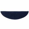 vidaXL Tappetini per scale autoadesivi 10 pz 56x17x3 cm blu navy semicircolari