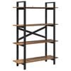 vidaXL Libreria 4 livelli 100 x 33,5 x 140 cm Legno ingegnerizzato
