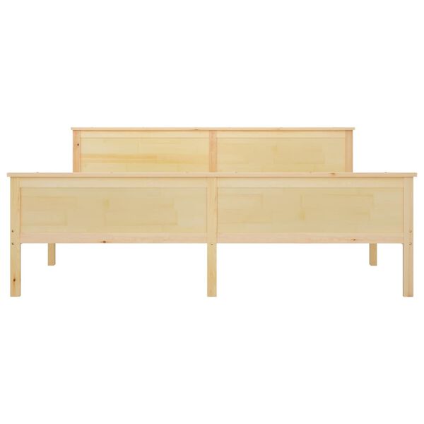 vidaXL Giroletto in Legno Massello di Pino 180x200 cm