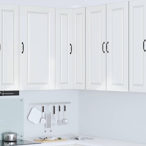 vidaXL Mobile da cucina con lo scaffale Bianco Lucido 57 x 57 x 100 cm