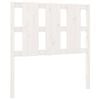 vidaXL Testiera per Letto Bianca 95,5x4x100 cm Legno Massello di Pino