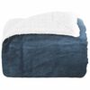 vidaXL Coperta Blu navy 220 x 240 cm Panno