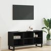 vidaXL Mobile TV Rovere Nero 103,5 x 30 x 50 cm Legno multistrato