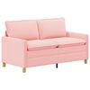 vidaXL Divano Rosa 156 x 81 x 87,5 cm Tessuto