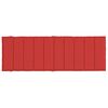 vidaXL Cuscino per Lettino Rosso 186x58x4 cm in Tessuto Oxford