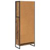 vidaXL Armadio per Libri Legno vecchio 80 x 30 x 155 cm